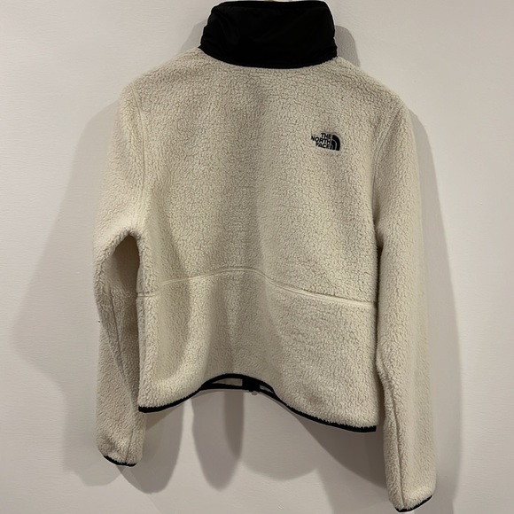 Dunraven Sherpa Crop Women's Light Jacket Off White The North Face size small - Picture 7 of 9